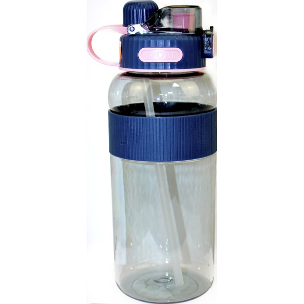 Пляшка для води пласт."Optima" 1500мл темно-синя №O51976