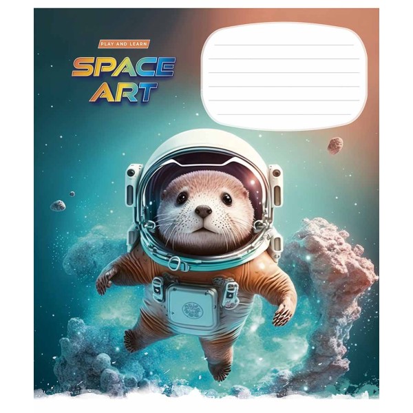 Зошит 12арк. кліт. Star "Space Ar" ВД-лак №012-3406K(30)(360)