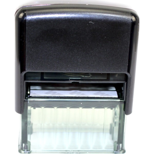 Оснастка для штампа пласт. 38х14мм Shiny №S-852UA-01 Вишиванка (чорна)