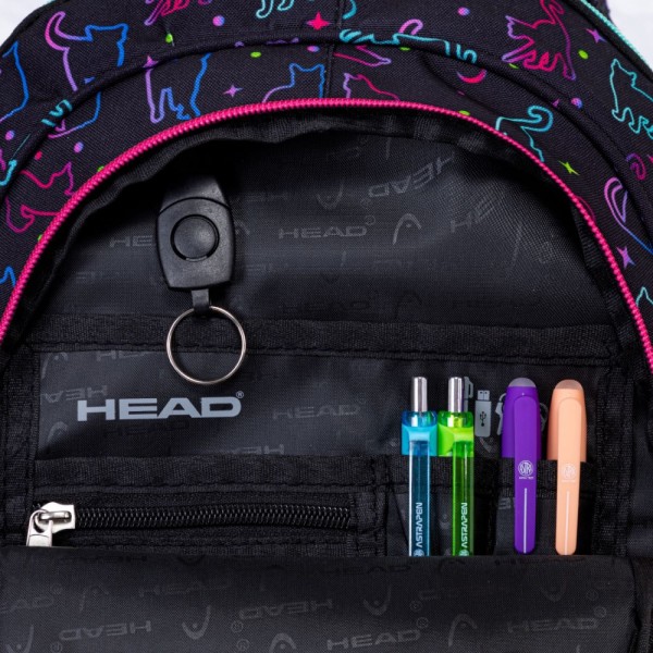 Рюкзак "Head" Night Cat 3від. 2карм. №AB330/502024048