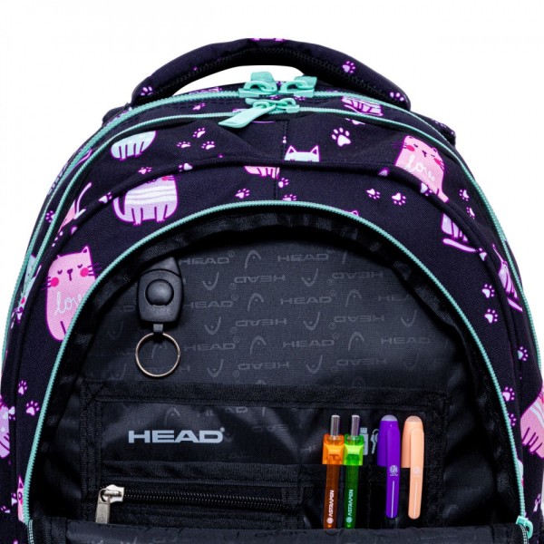 Рюкзак "Head" Lovely Kitty 3від. 2карм. №AB300/502024109