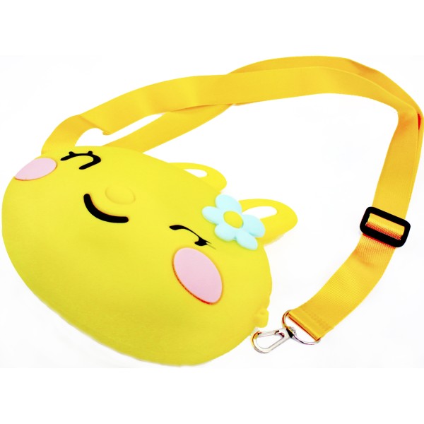 Сумочка дит. зайчик,застібка-блискавка, довга ручка,силікон,в кульку №T00253(42)