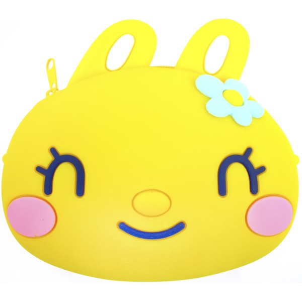 Сумочка дит. зайчик,застібка-блискавка, довга ручка,силікон,в кульку №T00253(42)