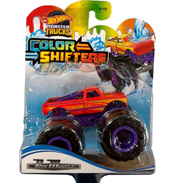 Машинка-позашляховик"Monster Trucks" "Зміни колір",в асорт. №HGX06 / Hot Wheels/(4)