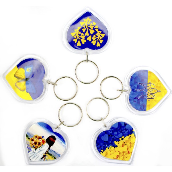 Брелок "Незламність" 50х48мм акрил №784107(5)