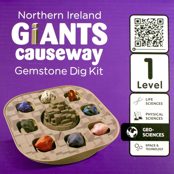 Набір для творч. "Набір для розкопок дрогоційних камінців. Чорна гора" №160024/Top Bright/