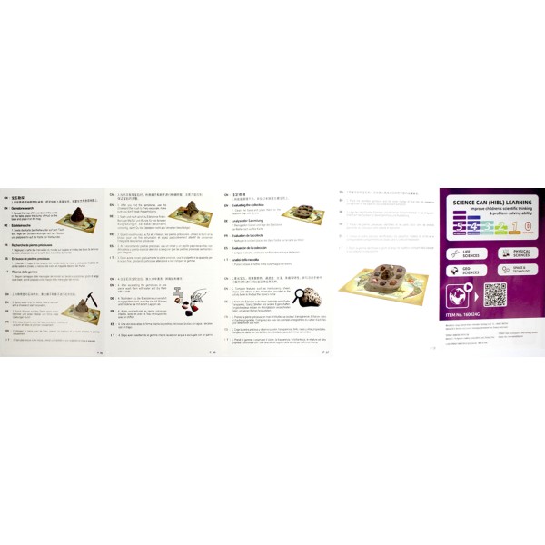 Набір для творч. "Набір для розкопок дрогоційних камінців. Чорна гора" №160024/Top Bright/