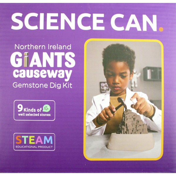 Набір для творч. "Набір для розкопок дрогоційних камінців. Чорна гора" №160024/Top Bright/