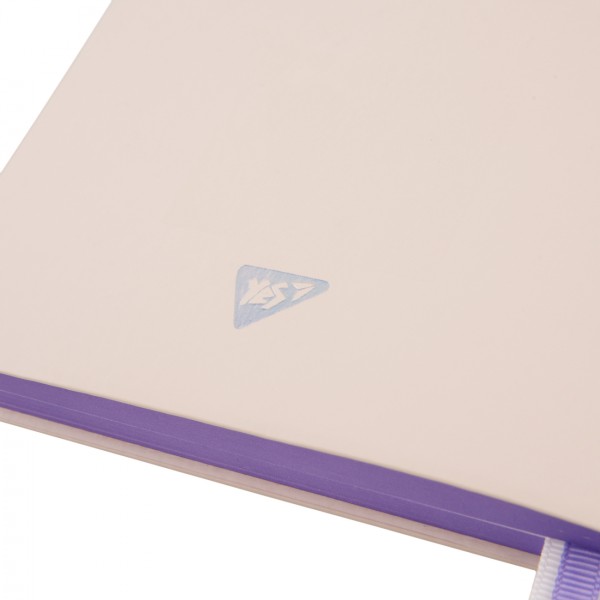 Щоден. А5 "Yes" недат 160арк. лін. "Iridium" м'яка обкл.,кремовий №252620(10)