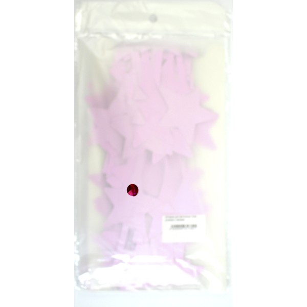 Шторка для фотозони 1х2м рожева з зірками