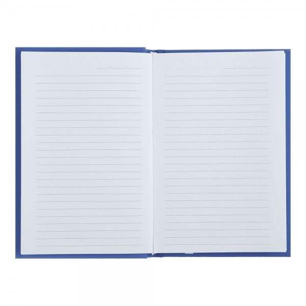 Щоден. А6 "Buromax" недат. 144арк. лін. Base (Miradur) синій №BM.2604-02(20)