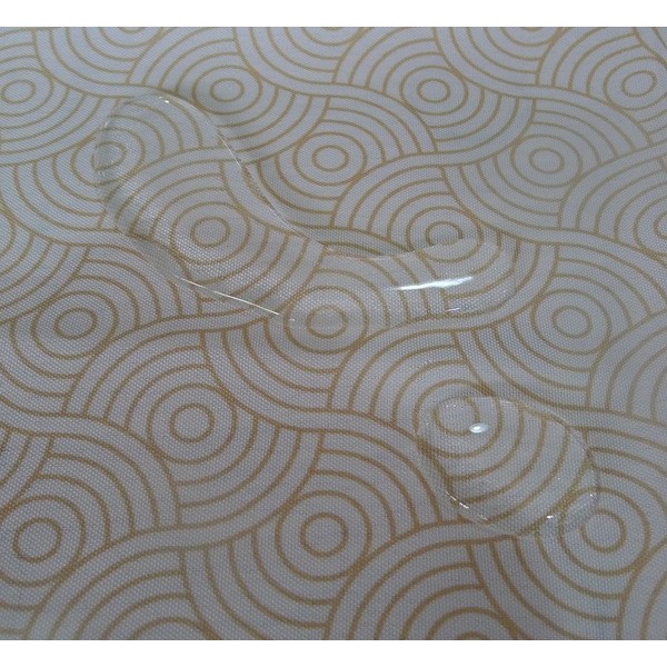 Скатертина "SOHO" Сircles Cream 140х180см №1936
