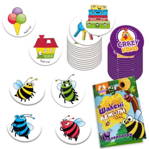 Гра наст. "Шалені бджоли" №VT8077-06