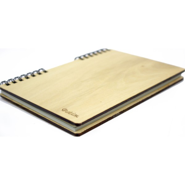 Блокнот 18х13см дерев. 40арк. "Горіх"/Breidon/