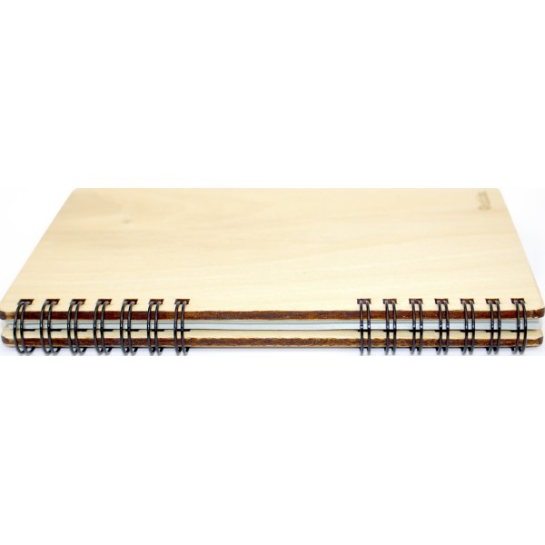 Блокнот 18х13см дерев. 40арк. "Горіх"/Breidon/