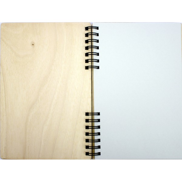 Блокнот 18х13см дерев. 40арк. "Горіх"/Breidon/