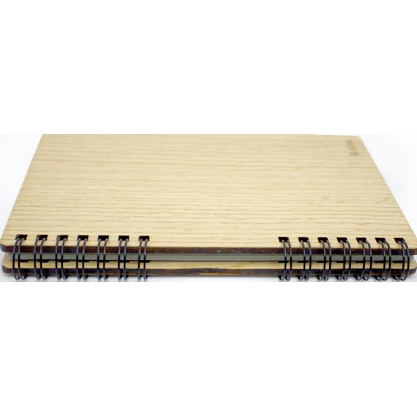 Блокнот 18х13см дерев. 40арк. "Канадський дуб"/Breidon/