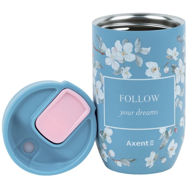 Термочашка 0,35л "Axent" Gentle Blossom №8721-9-A(25)