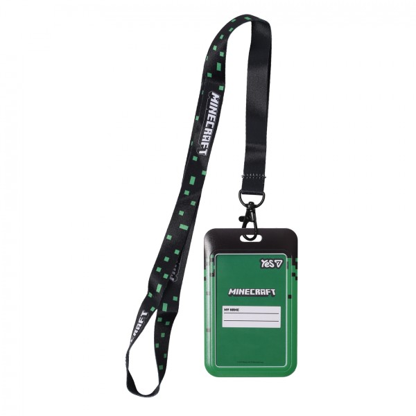 Бейдж "Yes" Minecraft №940410 вертик. на стрічці,слайдер(20)