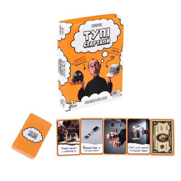 Гра наст. "Тупі Стартапи" укр. №30957/Strateg/(40)