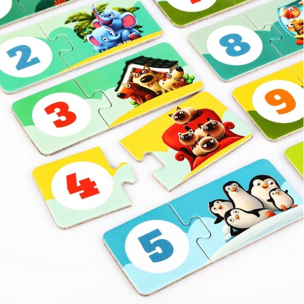 Пазли Puzzlika Мої друзі 20 елементів в тубусі 13005