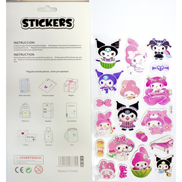 Наліпки мікс №XB (RS-0199) (RS-0198)(12)