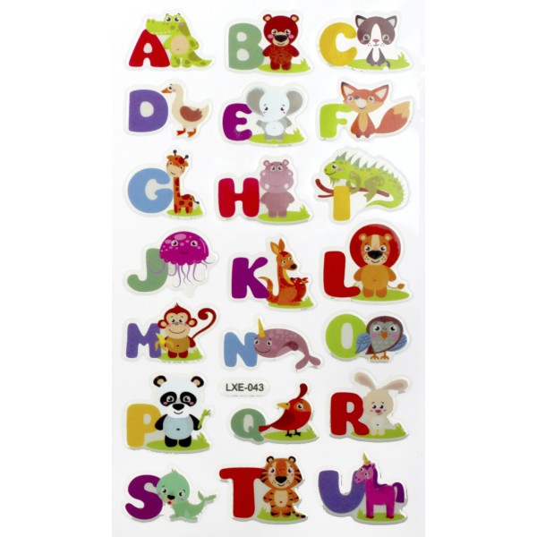 Наліпки об'ємні ST-LXE SULTAN  16*10 см мікс №ST-LXE(20)