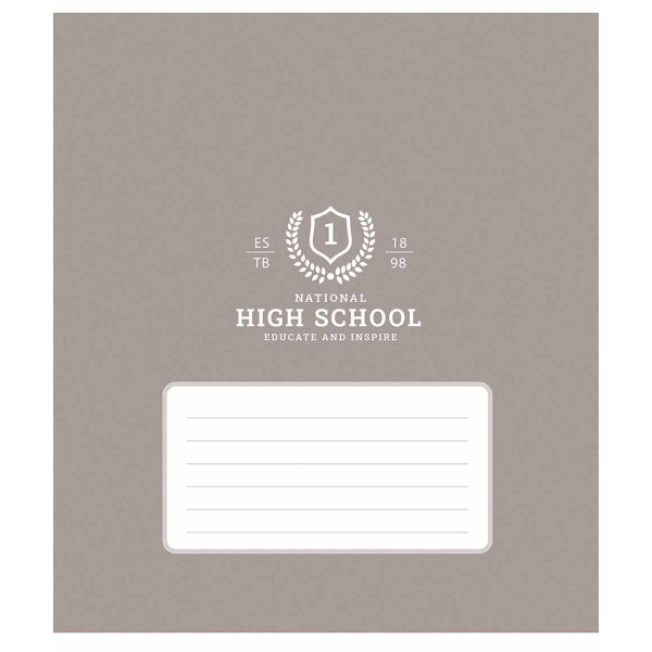 Зошит 12арк. лін. Школярик "High school" ВД-лак №012-3657L(30)(300)