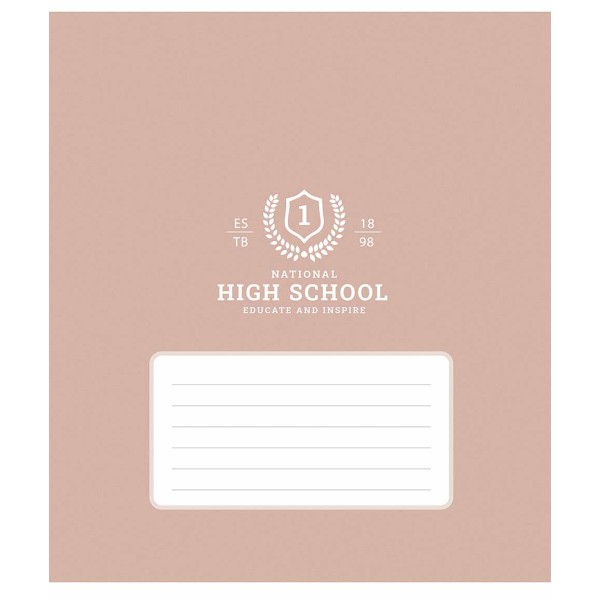 Зошит 18арк. лін. Школярик "High school" ВД-лак №018-3657L(25)(250)