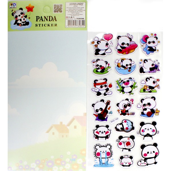 Наліпки мікс №762855ML(12)