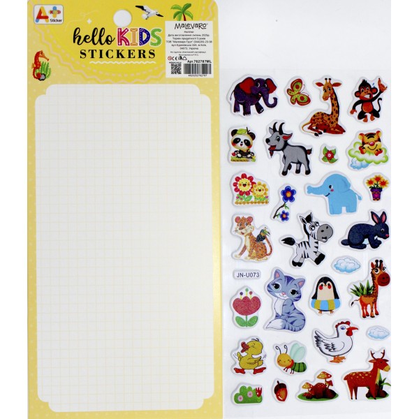 Наліпки мікс №762787ML(12)