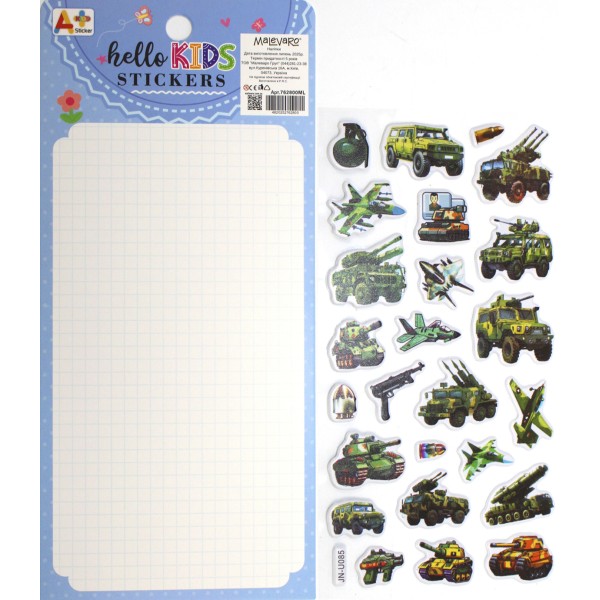 Наліпки мікс №762800ML(12)