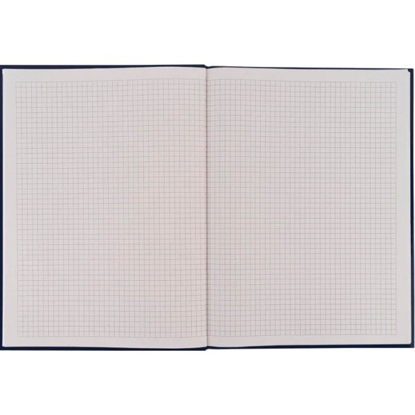 Книга-канц. А4 96арк. кліт. тв. обкл. газ. "One colors" синя №8426-3-A/Axent/(10)