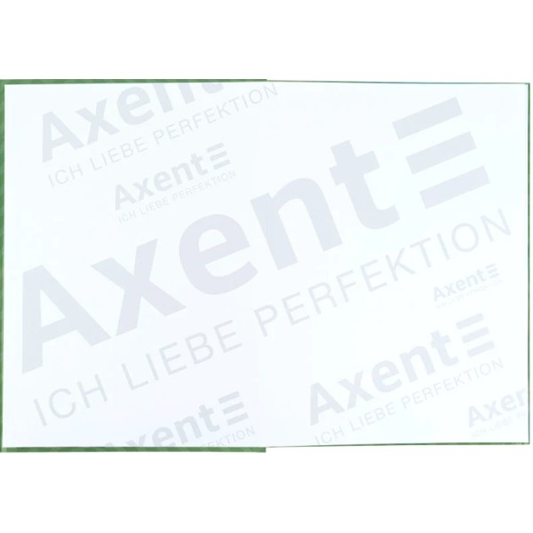 Книга-канц. А4 96арк. кліт. тв. обкл. "Pattern" зелена №8425-1-A/Axent/(10)