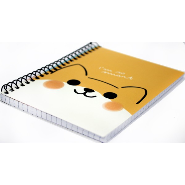 Блокнот пруж. А6 80арк. кліт. "Student" УФ-лак №A6-SC-080-6145K/Школярик/(8)(192)