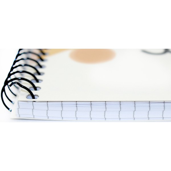 Блокнот пруж. А6 80арк. кліт. "Student" УФ-лак №A6-SC-080-6145K/Школярик/(8)(192)