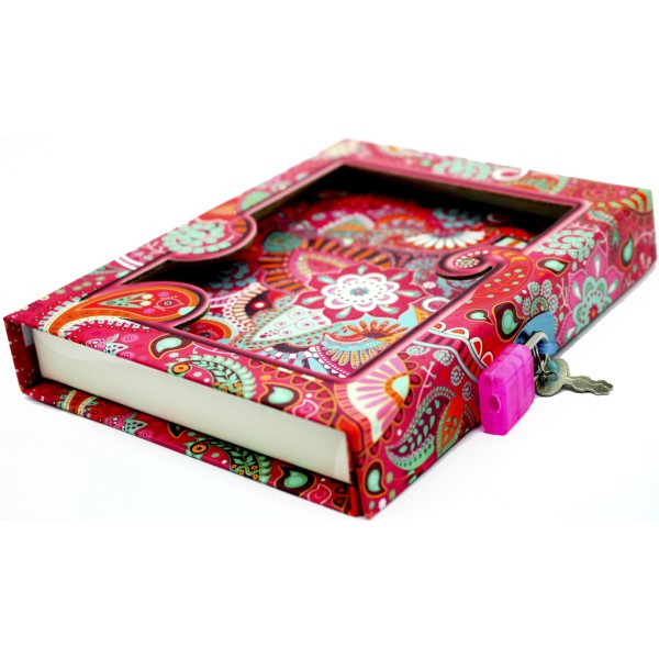 Блокнот на замку В6 48арк. "Візерунок" в кор-ці №DSCN0472-A6(40)(120)