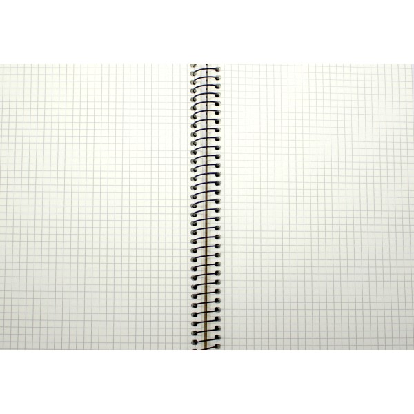 Блокнот пруж. А5 96арк. кліт. карт. "Student" крафт,лаз. висічка №A5-SC-096-6137K/Школярик