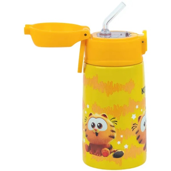 Термос з трубочкою метал. 0,4л "Kite" Garfield №GF25-1261