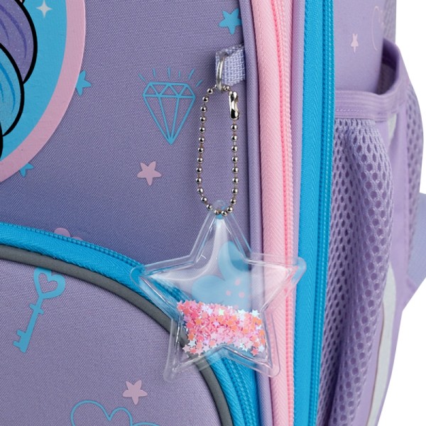 Рюкзак каркасний "GoPack" Education Fairytale Unicorn 2від.,2карм. №GO25-597M-3
