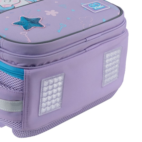 Рюкзак каркасний "GoPack" Education Fairytale Unicorn 2від.,2карм. №GO25-597M-3