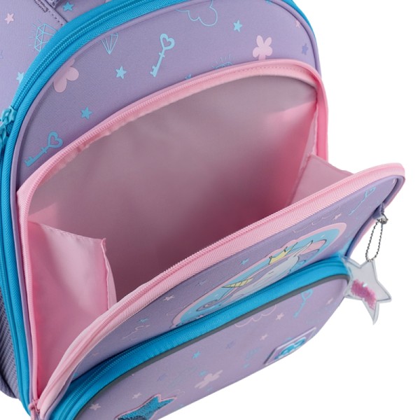 Рюкзак каркасний "GoPack" Education Fairytale Unicorn 2від.,2карм. №GO25-597M-3