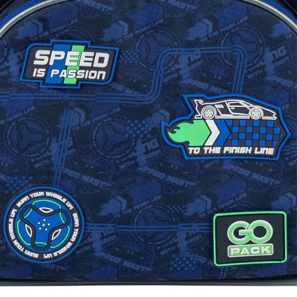 Рюкзак каркасний "GoPack" Education Racing 2від.,2карм. №GO25-5001S-6