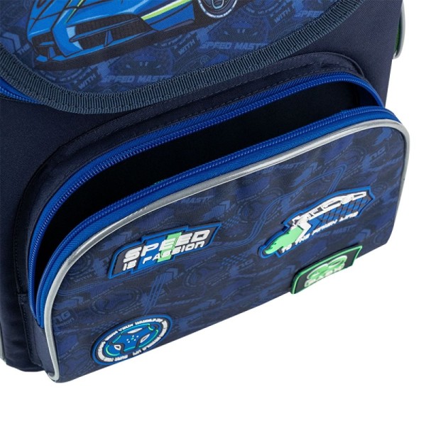 Рюкзак каркасний "GoPack" Education Racing 2від.,2карм. №GO25-5001S-6