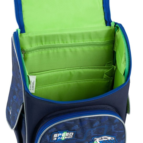 Рюкзак каркасний "GoPack" Education Racing 2від.,2карм. №GO25-5001S-6