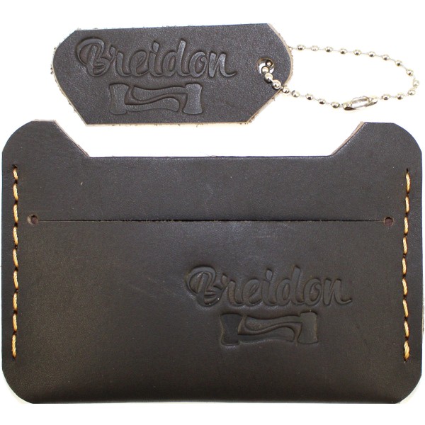 Картхолдер коричневий шкіра/Breidon/