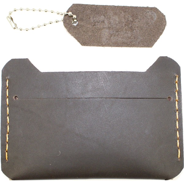 Картхолдер коричневий шкіра/Breidon/