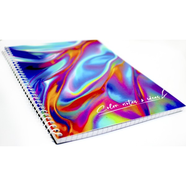 Блокнот на пружині A5 60 аркушів клітинка CoolForSchool Pixel: Game Over пластикова обкладинка (12) CF21213-06 