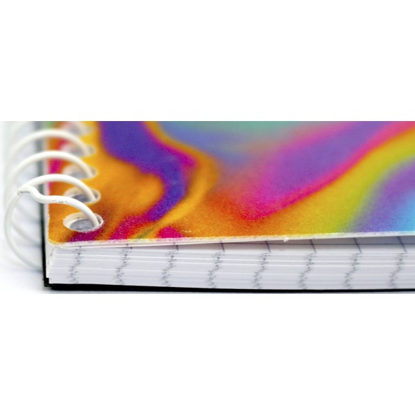 Блокнот на пружині A5 60 аркушів клітинка CoolForSchool Pixel: Game Over пластикова обкладинка (12) CF21213-06 