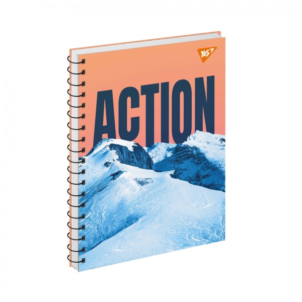 Блокнот пруж. А5 80арк. кліт. Motivation №151973/Yes/(3)(60)